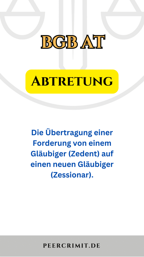 Abtretung