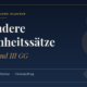 Besondere Gleichheitssätze, Art. 3 II und III GG. Schlagworte: Differenzierung, Mittelbar, Förderauftrag.
