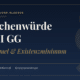 Menschenwürde Art. 1 I GG, Objektformel & Existenzminimum. Schlagworte: Unantastbar, Objektformel, Existenzminimum.